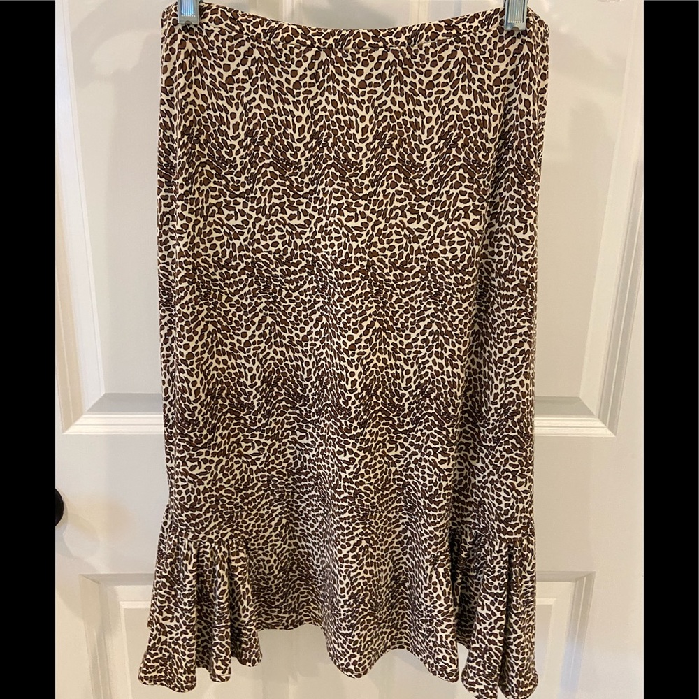 Josephine Animal Print Skirt Size S